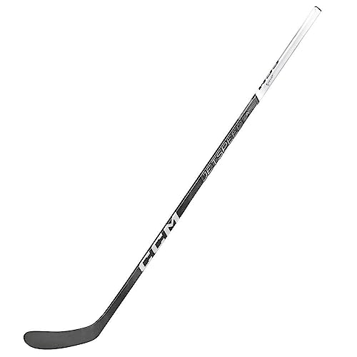 CCM Jetspeed FT6 PRO Chrome Color Ice Hockey Stick, Intermediate (Flex: 55, Bend: P28, Left Side)