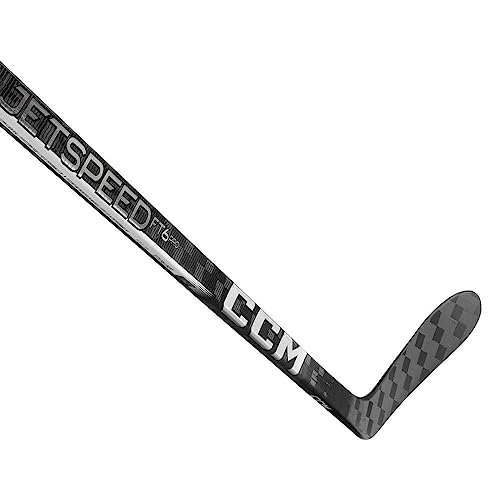 CCM Jetspeed FT6 PRO Chrome Color Ice Hockey Stick, Intermediate (Flex: 55, Bend: P28, Left Side)