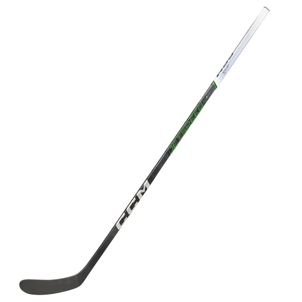 CCM Jetspeed FT6 PRO Green Color Ice Hockey Stick, Senior… (Flex: 85, Bend: P28, Left Side)