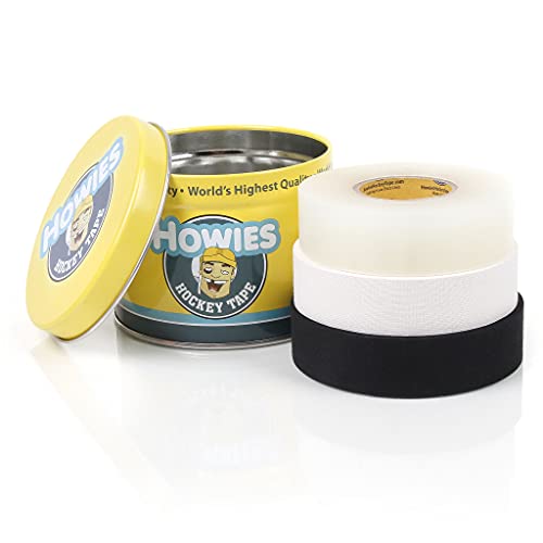 Howies Hockey Tape Loaded Accessory Bag - Accessory Bag Loaded with 3 Rolls Tape, Scissors, Fine Skate Stone. Great Hockey Gift, Fill your Hockey Bag with all the essentials!