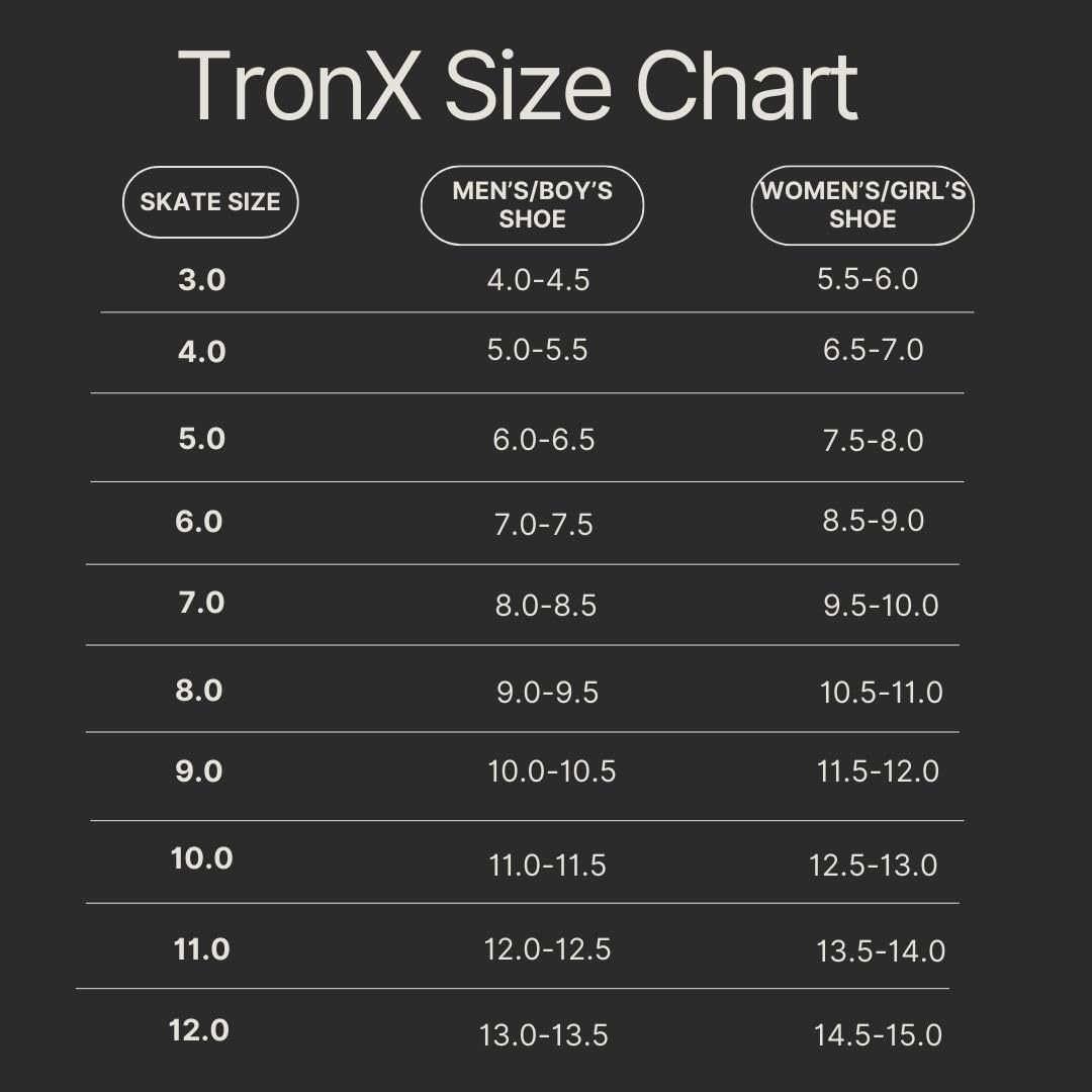 TronX Stryker 3.0 Senior Adult Junior Kids Ice Hockey Skates, New for 2023 (Skate Size 9 (Shoe Size 10-10.5))