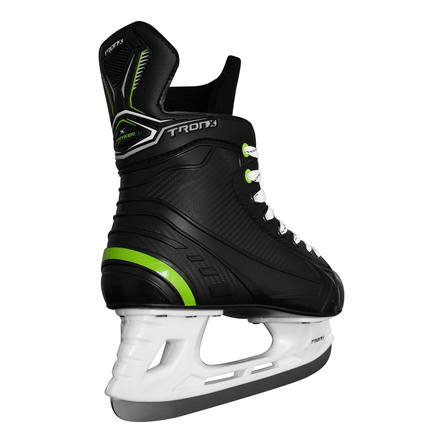 TronX Stryker 3.0 Senior Adult Junior Kids Ice Hockey Skates, New for 2023 (Skate Size 9 (Shoe Size 10-10.5))