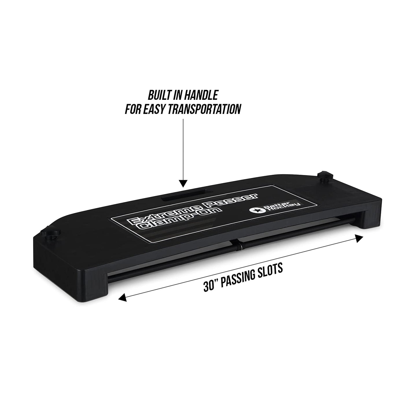 Better Hockey Extreme Passer Puck Rebounder - Clamp-On Pro Professional Quality Sports Training Aid for Passing, Shooting and One Timers - 30 Inch Size