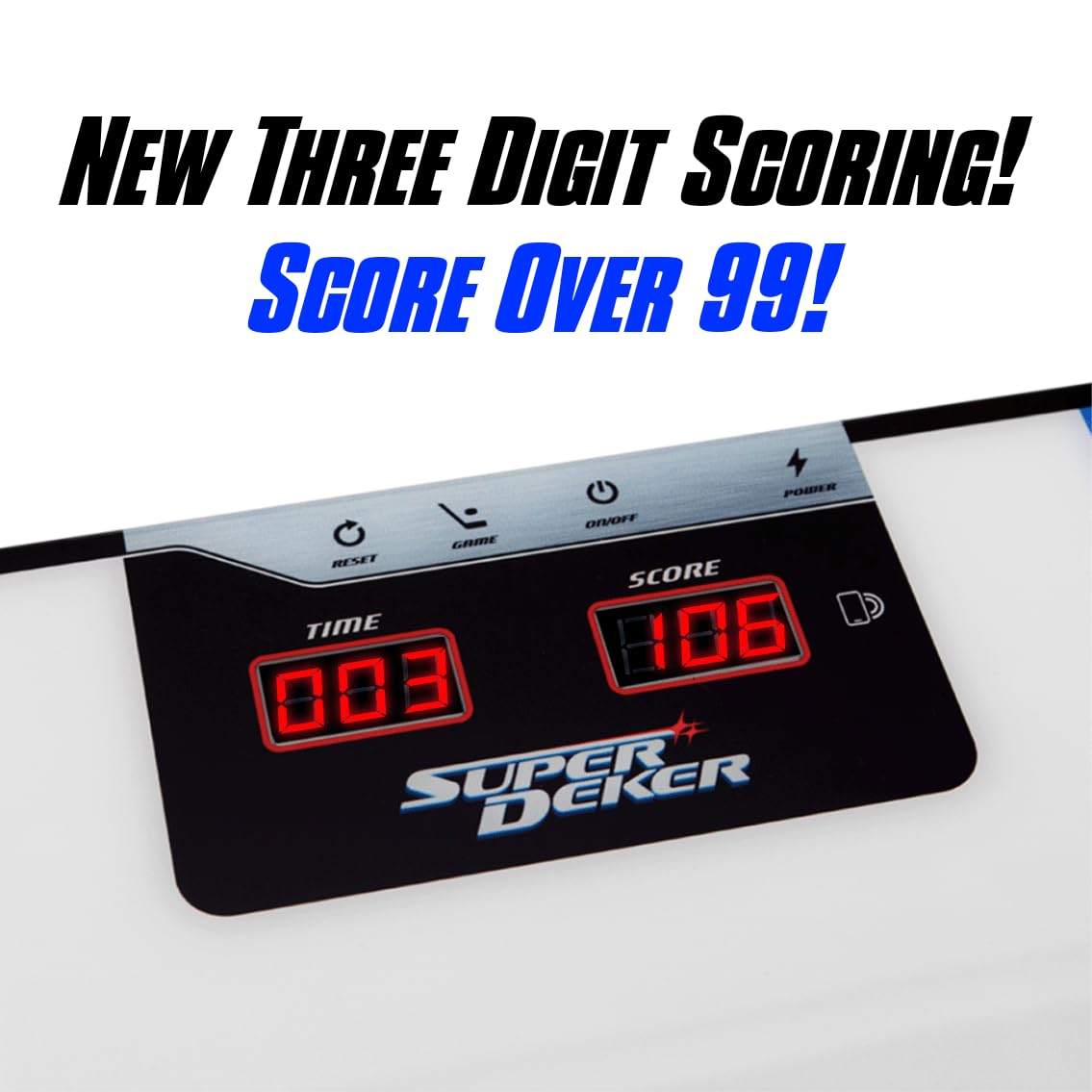SuperDekerPRO Advanced Ice Hockey Training System - Real Ice Feel, Cordless, Modular Stickhandling Game - All Levels - Elite, Professional Ice Hockey Training Pad - Improve Skills, Speed, Agility