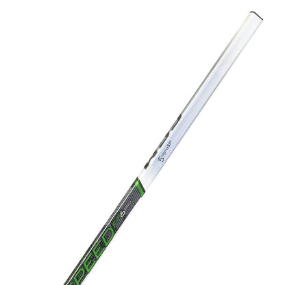 CCM Jetspeed FT6 PRO Green Color Ice Hockey Stick, Intermediate (Flex: 65, Bend: P28, Right Side)