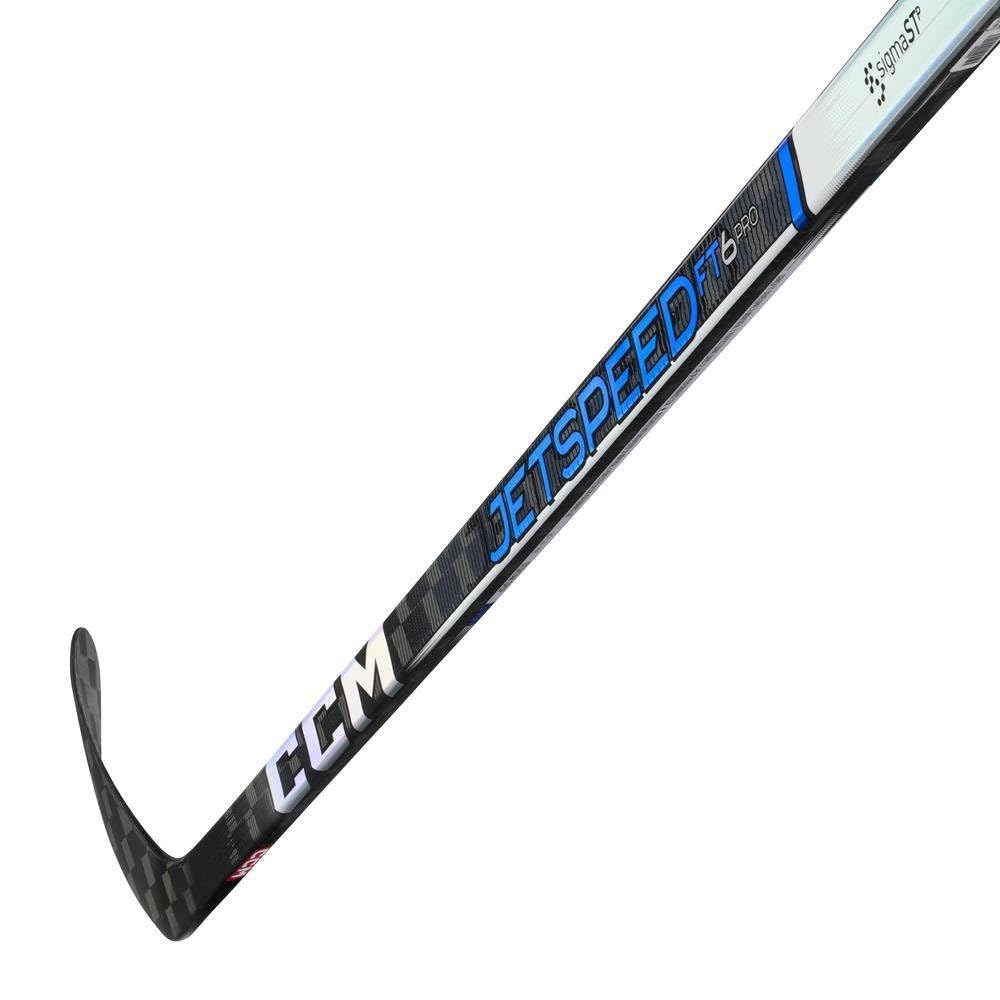 CCM Jetspeed FT6 PRO Blue Colored Ice Hockey Stick Senior (Flex: 70, Bend: P28, Left Side)