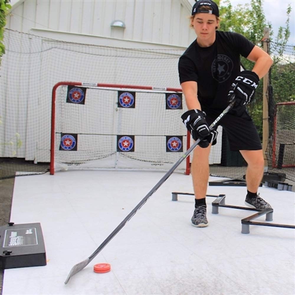 Better Hockey Extreme Passer Puck Rebounder - Clamp-On Pro Professional Quality Sports Training Aid for Passing, Shooting and One Timers - 30 Inch Size