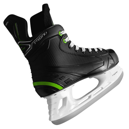 TronX Stryker 3.0 Senior Adult Junior Kids Ice Hockey Skates, New for 2023 (Skate Size 9 (Shoe Size 10-10.5))